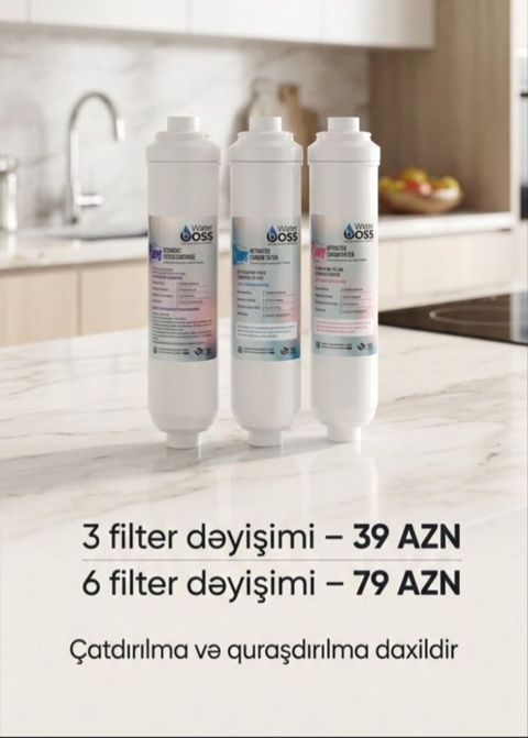 Su filteri ehtiyat hissəsi — Bakı
