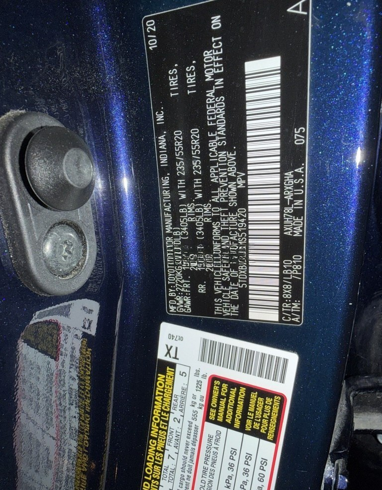 Toyota Highlander, 2020 il, 57000 km — Avtomobillər (4)