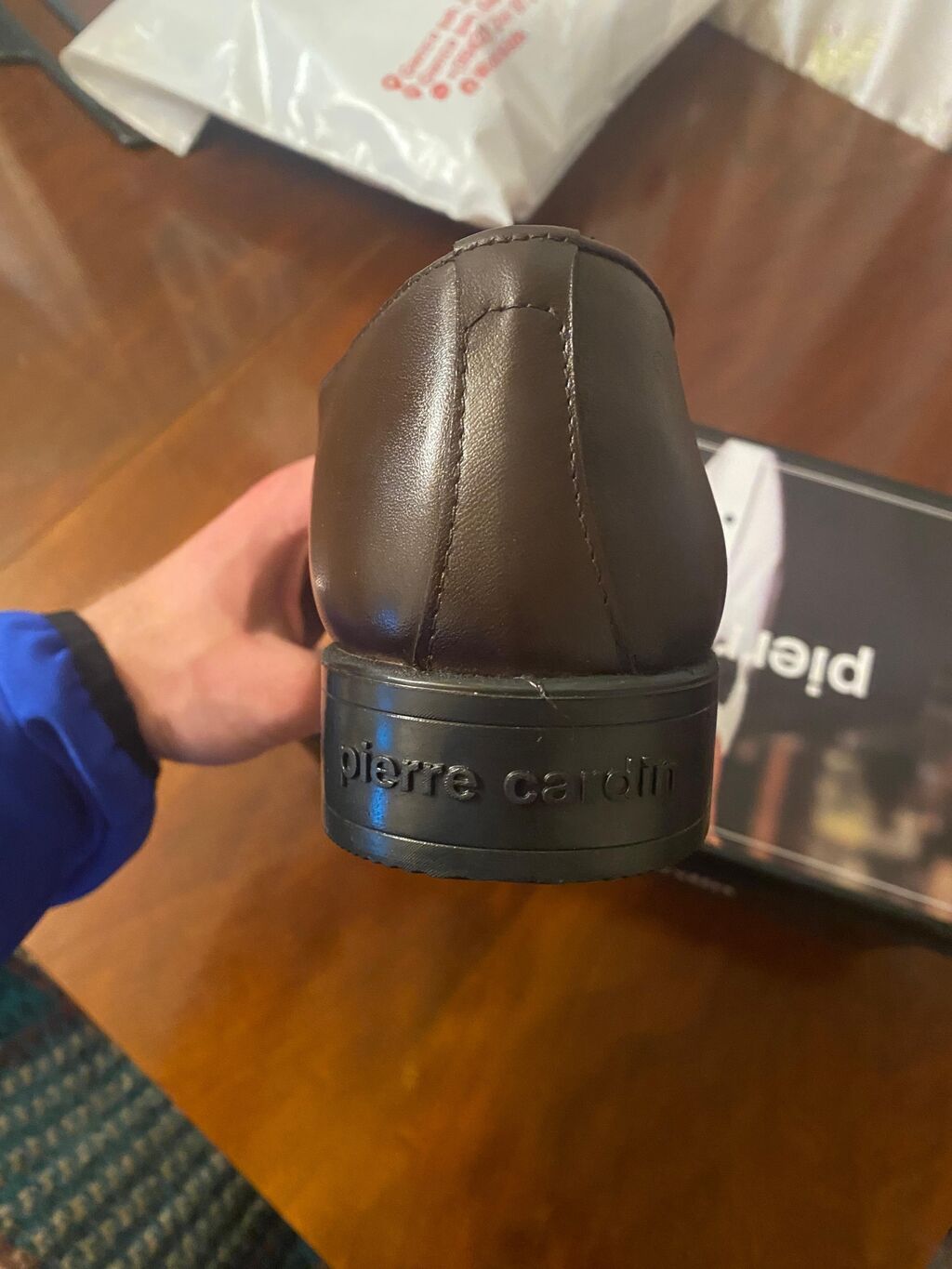 Pierre Cardin kişi klassik tuflisi - Model: slip-on (bağsız), kap-toe — Ayakkabılar, Gəncə (9)