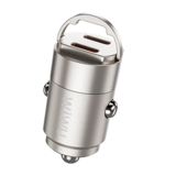 30W Nano C+C FAst Car Charger WI-QC029 — Avtomobil