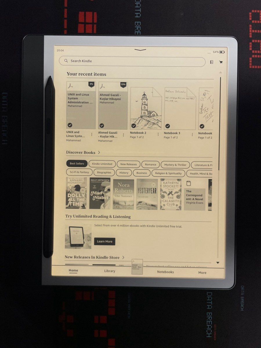 Amazon Kindle Scribe 32GB (2024 Gen) + Pen + Case — Planshetlər, Bakı (7)