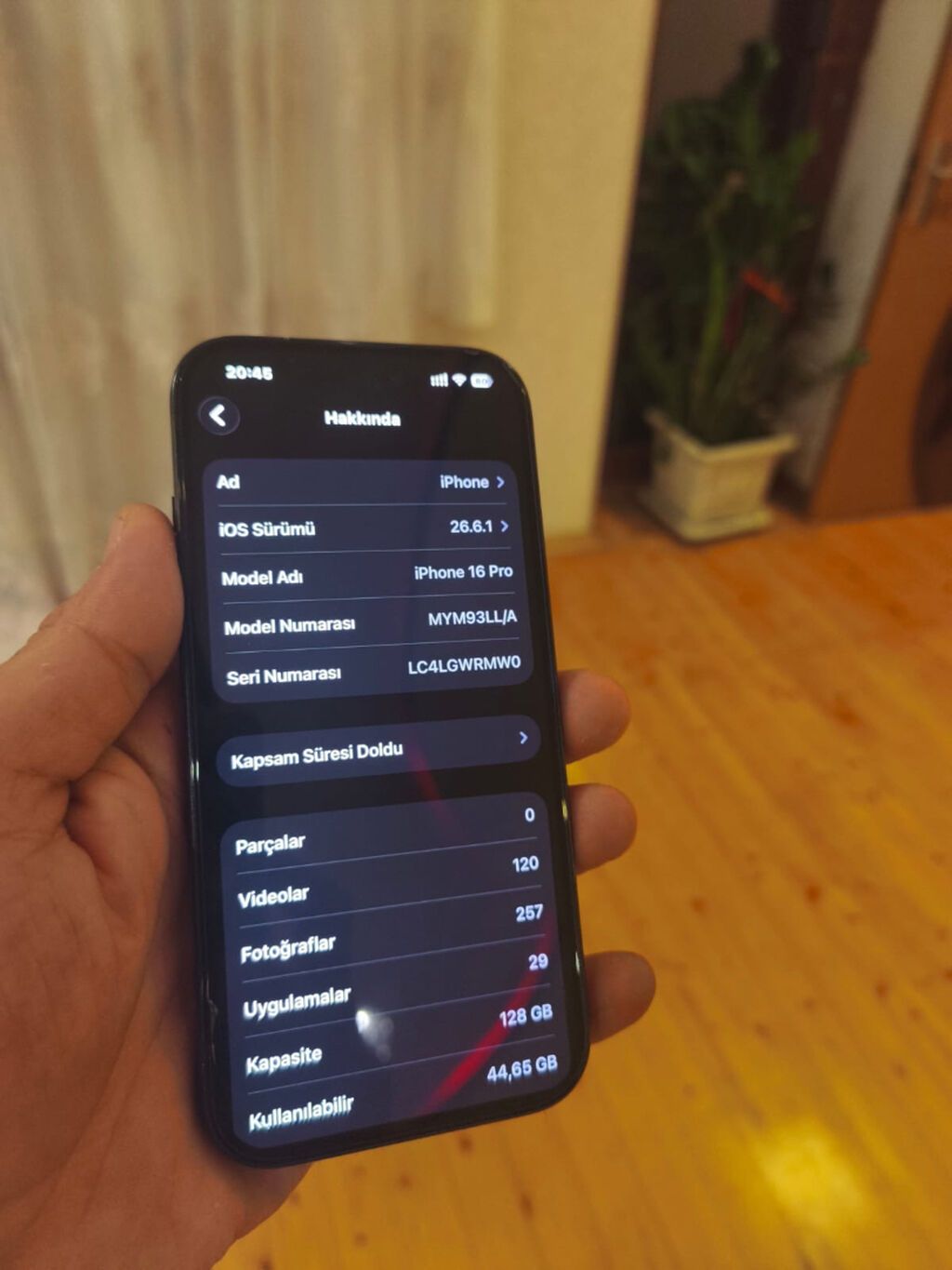 IPhone 16 Pro, 128 GB, Qara — Apple iPhone, Bakı (4)