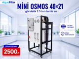 Əks osmos qurğusu 2.5ton/gün — Aqua Filter MMC — Məişət texnikası