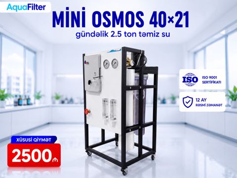 Əks osmos qurğusu 2.5ton/gün — Bakı