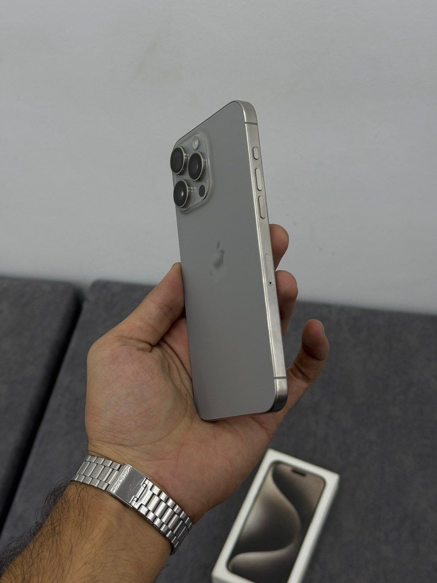 Apple iPhone 15 Pro Max Natural Titanium 256GB — Apple iPhone, Bakı (4)