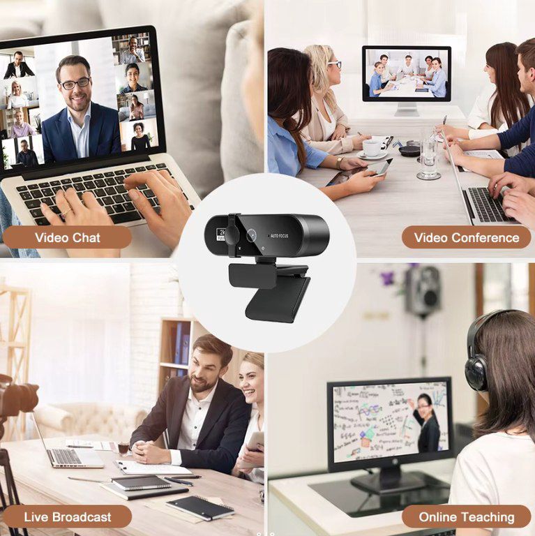 Web kamera 2K Webcam — Periferik cihazlar, Bakı (2)