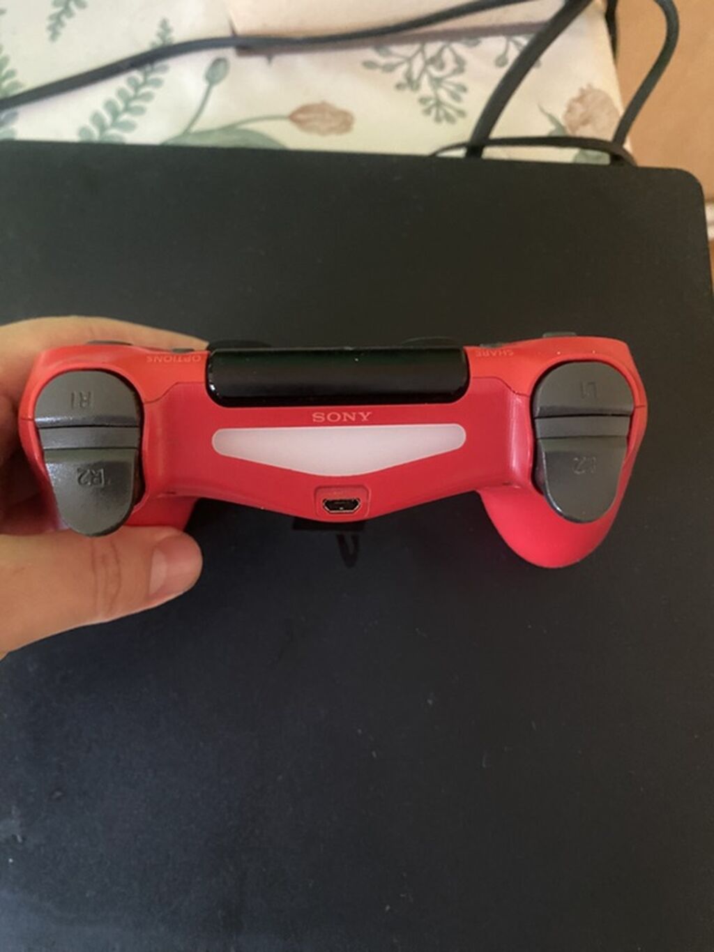 Orjinal Sony DualShock 4 (PS4) simsiz oyun pultu – qırmızı rəng — Aksesuarlar, Bakı (2)