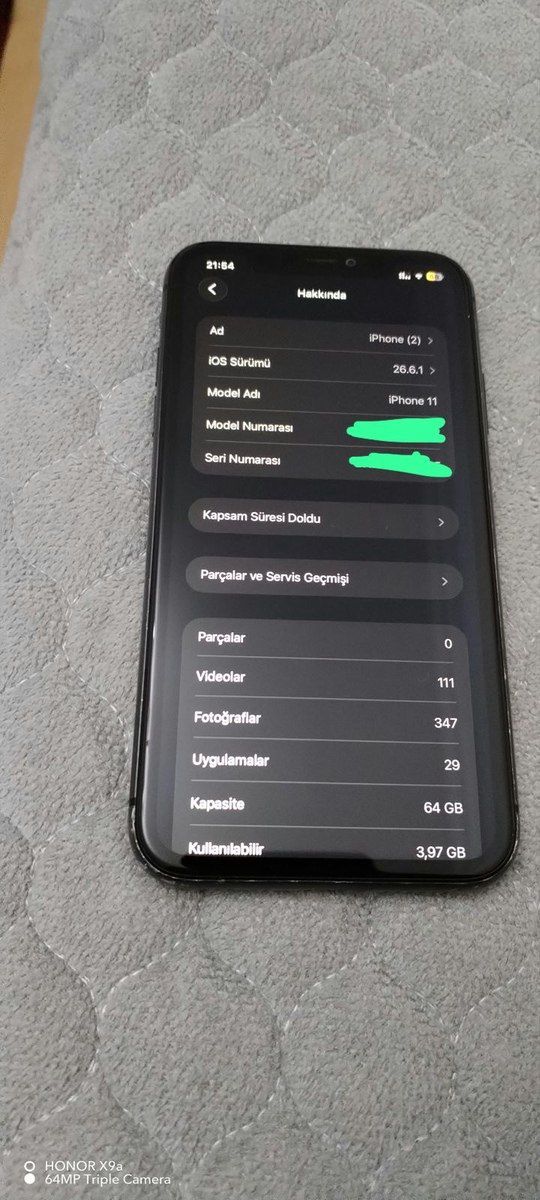 Apple iPhone 11 Black 64GB/4GB — Smartfonlar, Bakı (3)