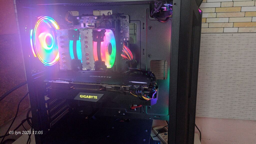 Cpu İ5 12400F Ana plata H610M Ram 16GB DDR 4 3200mhz Gpu RTX 2080 — Masaüstü kompüterlər, Masazır (5)
