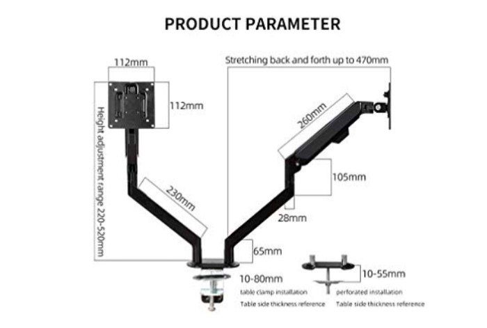 "M11B" dual monitor tutacağı — Periferik cihazlar, Bakı (4)