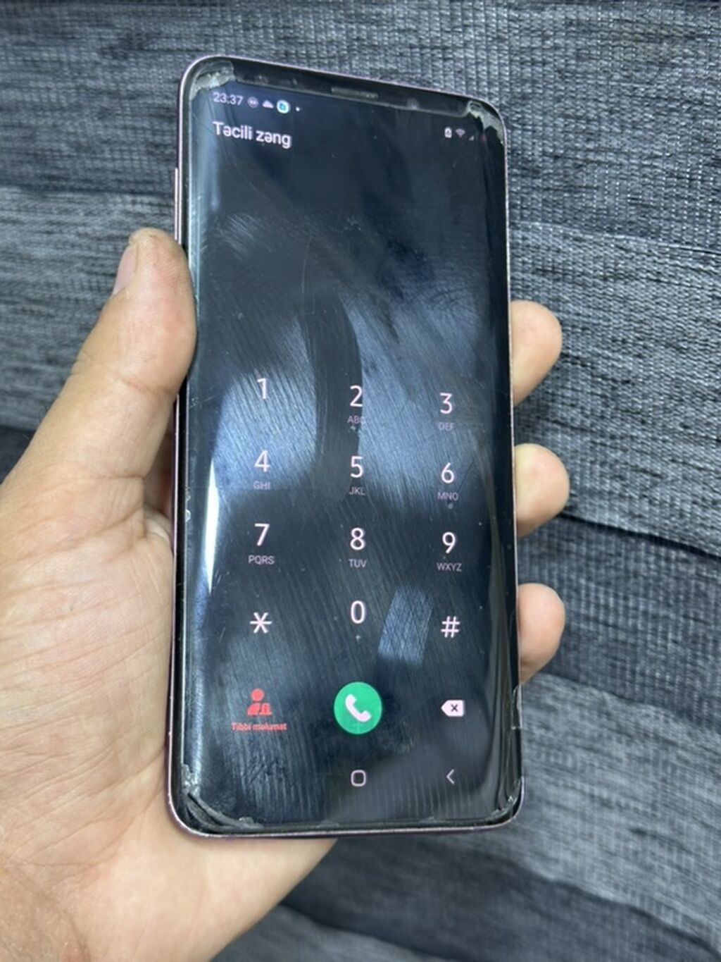 Samsung Galaxy S9 Plus, 64 GB, rəng - Bənövşəyi, Zəmanət, Barmaq izi, Simsiz şarj — Samsung, Bakı (2)