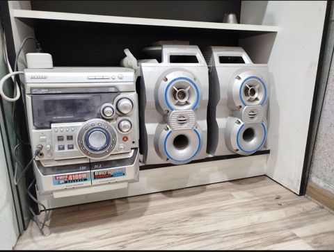 Samsung mini audio sistem – stereo gücləndirici və 2 ədəd səsucaldanla — Bakı
