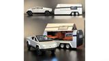 Dəmir Tesla+Karavan Bütün kateqoriyalar Uşaq aləmi Oyuncaqlar — Yoboo az — Игрушечный транспорт