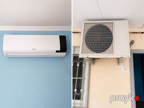Kondisioner Shivaki, İşlənmiş, 40-45 kv. m, Split sistem, Kredit yoxdur — Bakı