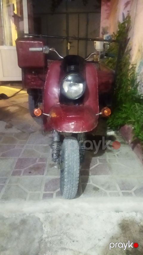 Üç təkərli yük motosikleti (motorlu arabacı) - Korpus: Ön hissəsi — Digah
