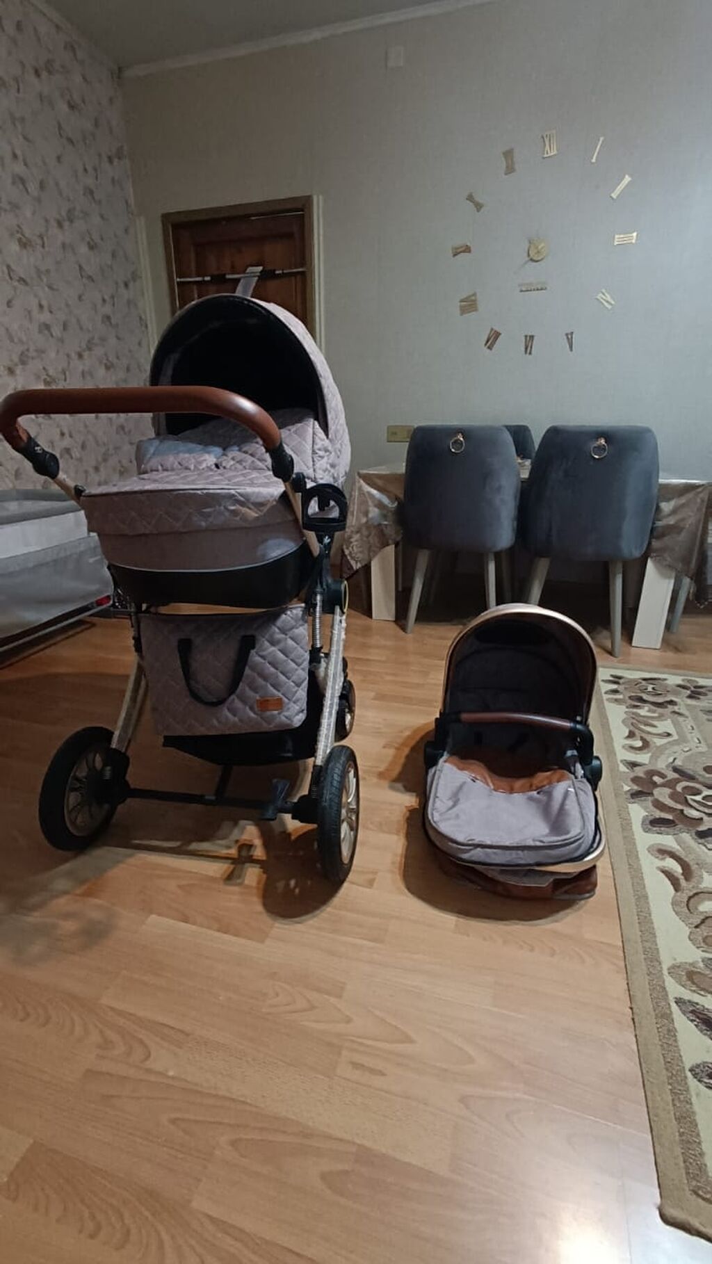 Uşaq arabası – 2‑si 1-də dəst - Dəyişən modul sistemi: beşik tipli — Arabalalar, Digah (4)