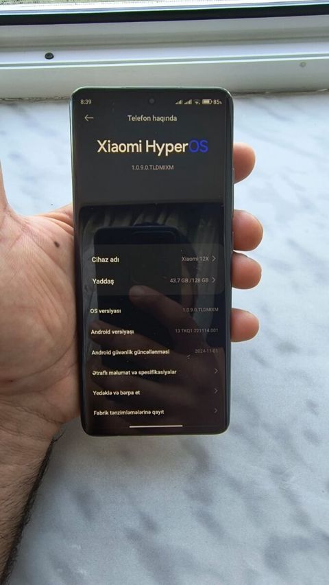 Xiaomi 12X Black 128GB/8GB — Bakı