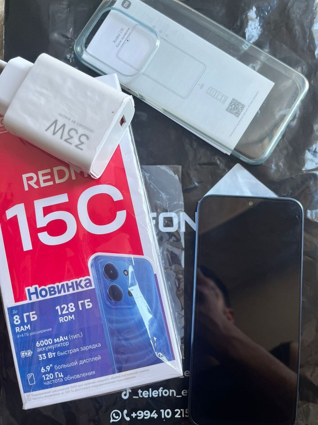 Redmi 128 GB, rəng - Mavi, Sənədlərlə — Xiaomi, Xaçmaz (2)