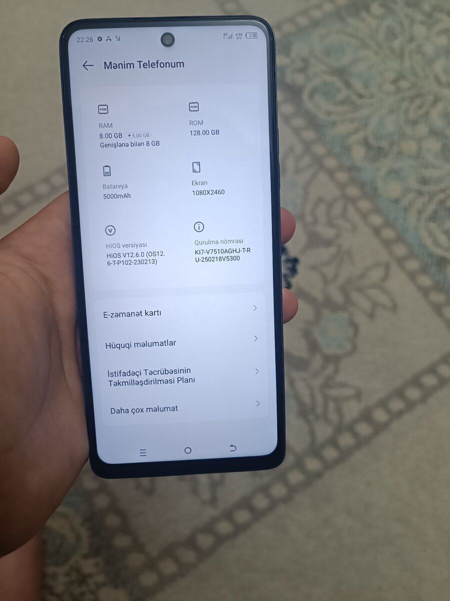 Tecno Spark 10 Pro Starry Black 128GB/8GB — Smartfonlar, Bakı (4)
