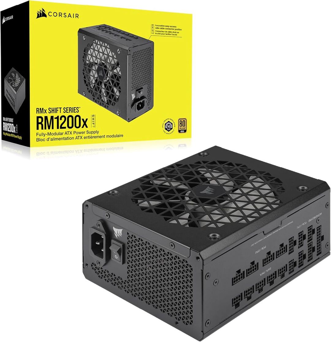 Corsair RM1200X Shift Series ATX 3.1 1200W 80+ Gold — Kompüterlər və noutbuklar, Bakı (4)