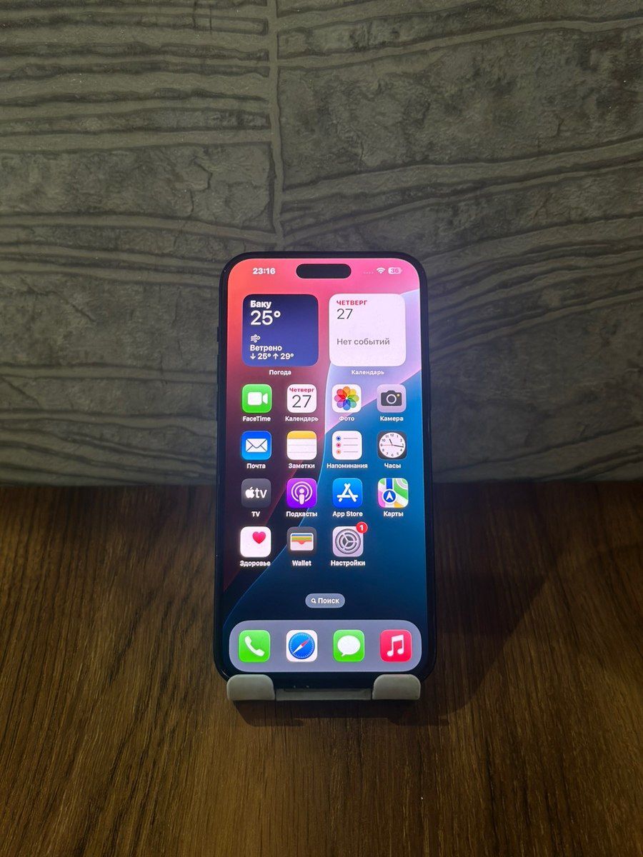 Apple iPhone 15 Plus Black 128GB/6GB — Smartfonlar, Bakı