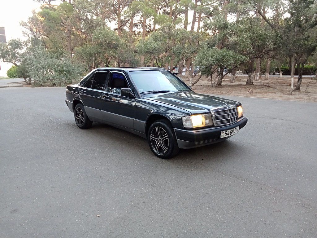 Mercedes 190, 1.8 L, 1990 il, 542 311 km — Avtomobillər, Sumqayıt (9)
