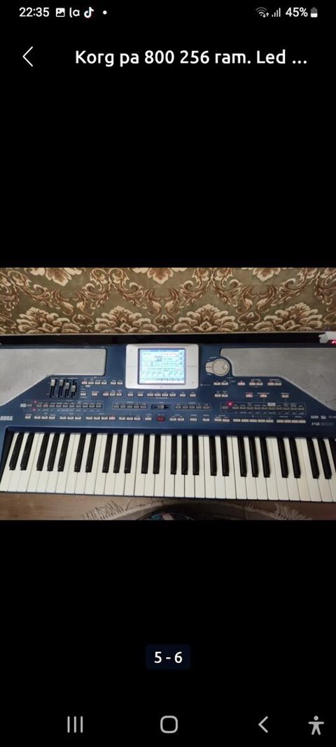 Korg Pa800 sintezatoru — Şirvan