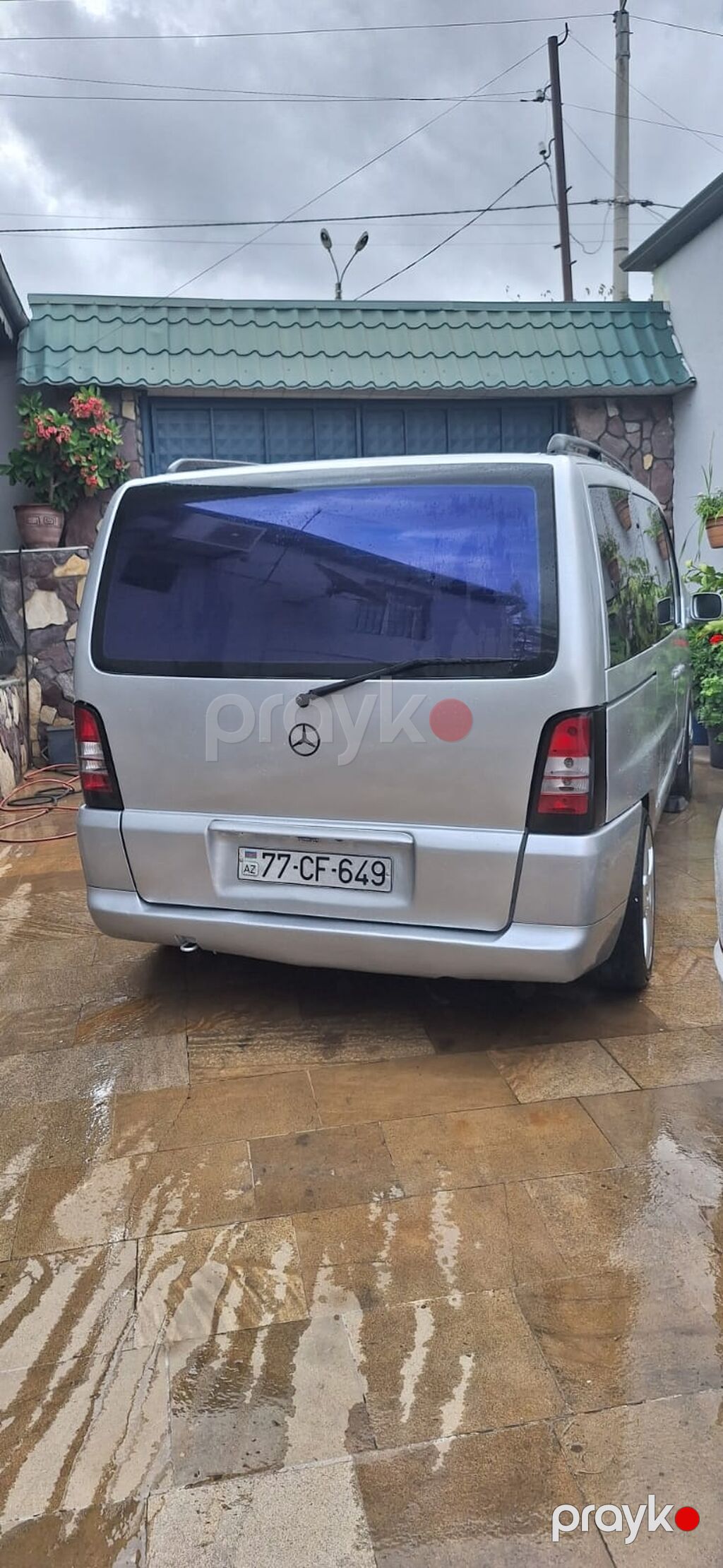 Mercedes-Benz Vito minivan Xüsusiyyətlər: - Kuzov: gümüşü rəng, 5 — Avtomobillər, Masazır (8)