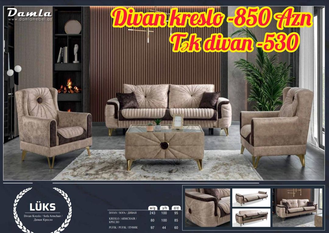 Künc divanı — Mebel, Bakı (5)