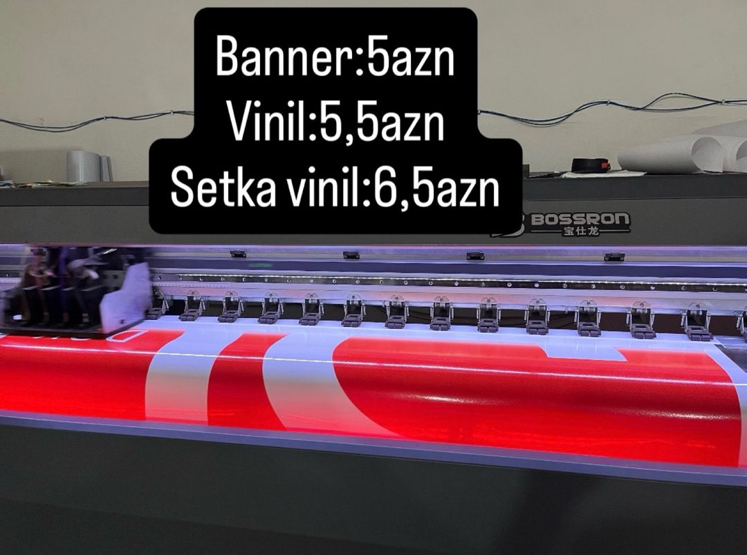 Baner və vinil çapı — Reklama, IT, marketing, Bakı