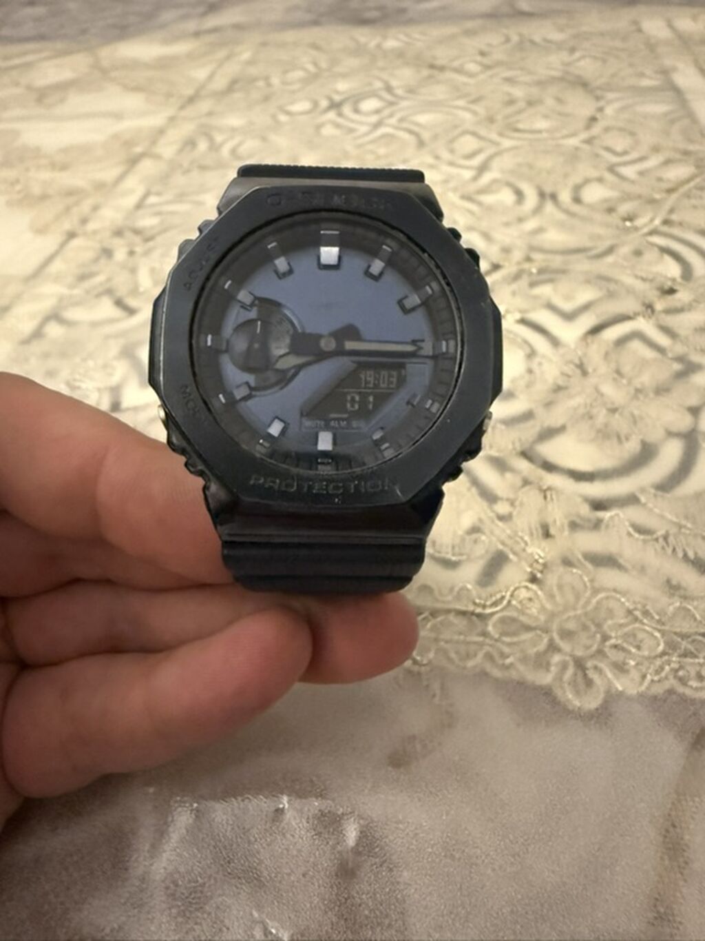 G-shock qol saatı – ağ-qara dizayn, oktaqon formalı korpus və — Qol saatları, Bakı (3)