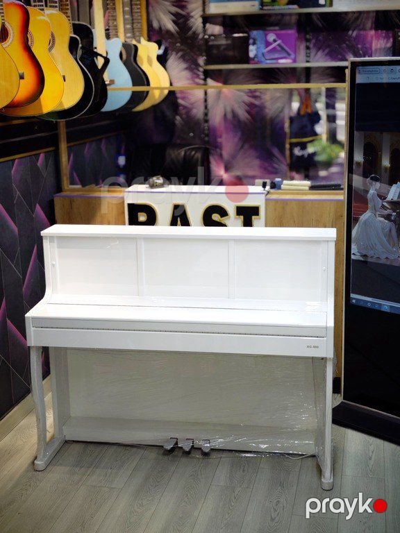 Elektro piano "Allegro, AG-880 Polısh White" — Musiqiə alətləri, Bakı (4)