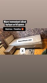 Yataq dəsti – tək nəfərlik çarpayı, matras və tumba - Komplekt — Товары