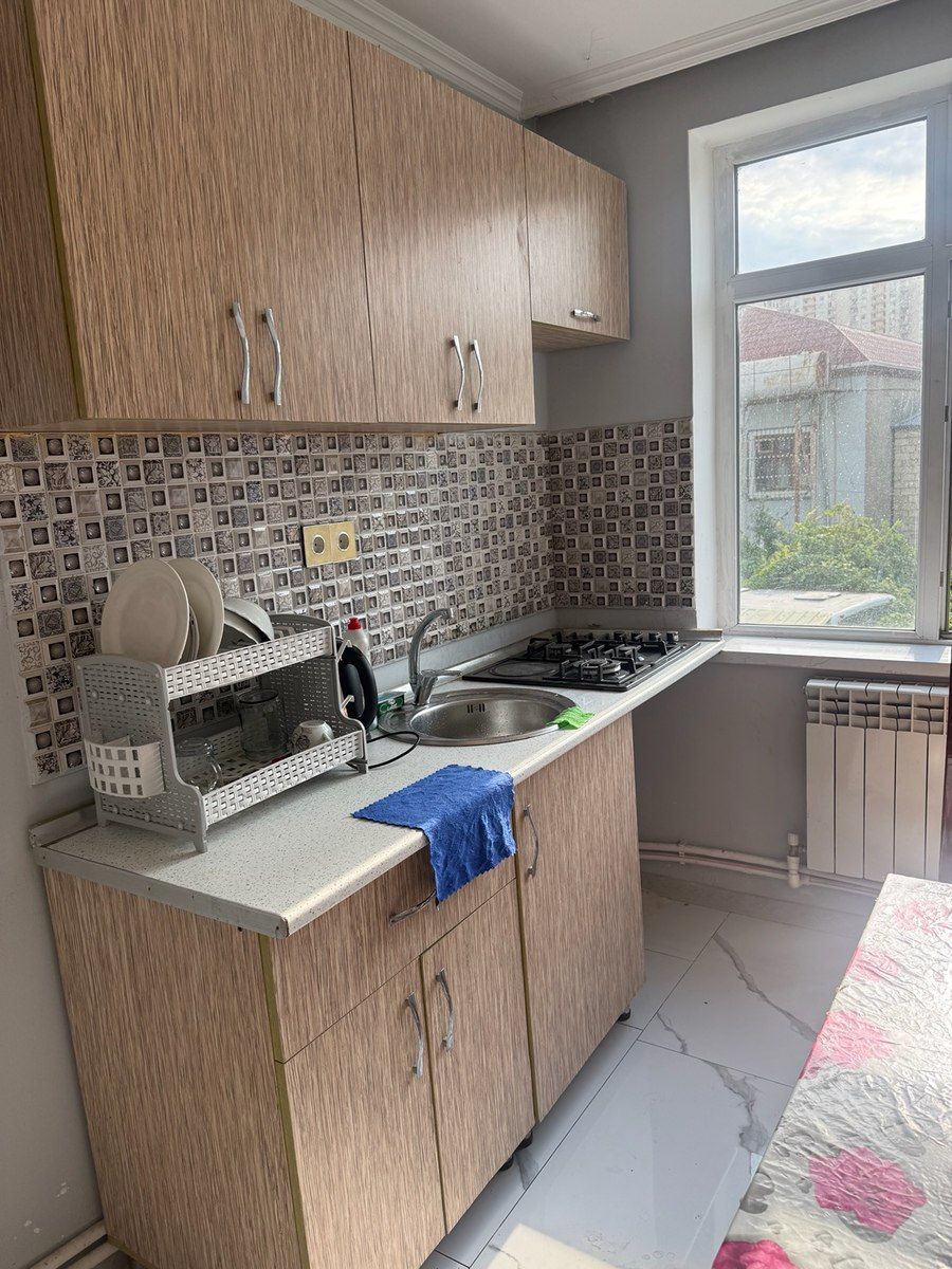 1-otaqlı mənzil kirayə verilir, İnşaatçılar m., 25 m² — Mənzil, Bakı (12)