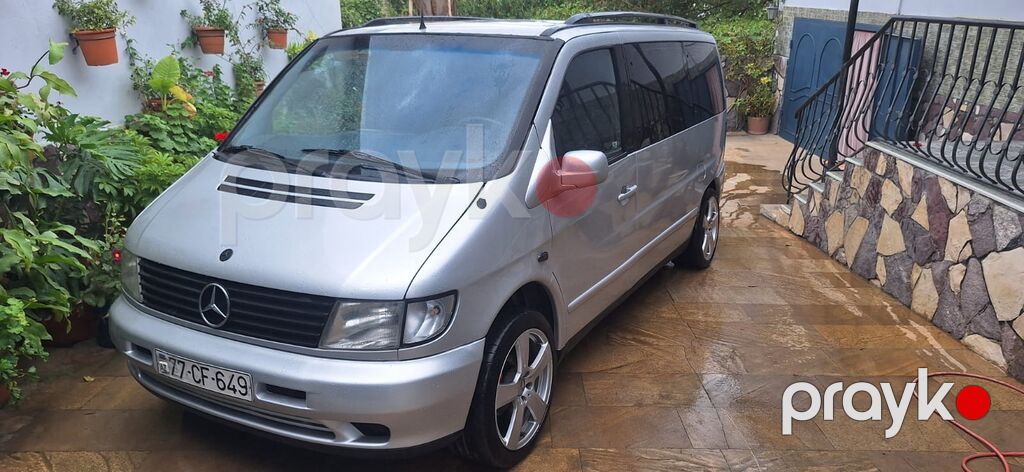Mercedes-Benz Vito minivan Xüsusiyyətlər: - Kuzov: gümüşü rəng, 5 — Avtomobillər, Masazır (6)
