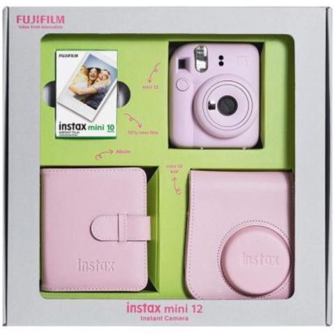 Fujifilm Instax Mini 12 Blossom Pink Bundle Box — Bakı