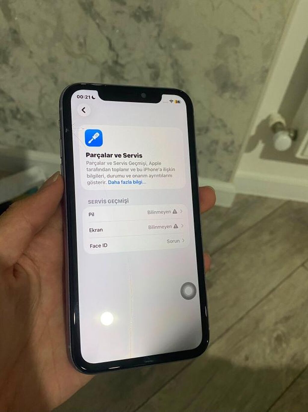 IPhone 11, 128 GB, Matte Gold, Kredit, Qırıq, Simsiz şarj — Apple iPhone, Sumqayıt (4)