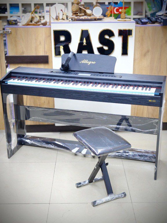 Elektro piano "Allegro, AG-8825-C PVS White" — Musiqiə alətləri, Bakı (8)