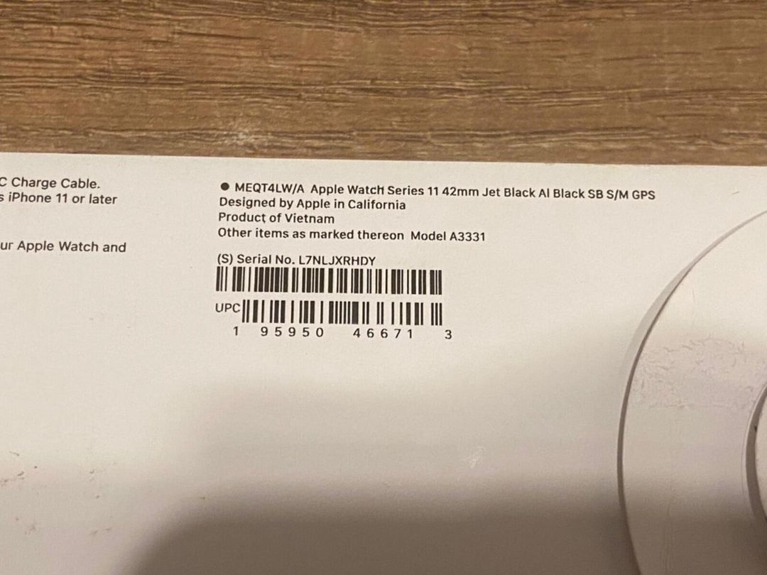 Apple Watch Series 11 Aluminum Jet Black 42mm — Ağıllı saatlar və biləkliklər, Bakı (2)