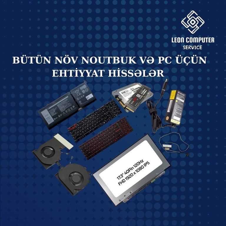 Noutbuk üçün ehtiyat hissələr — Kompüterlər və noutbuklar, Bakı (2)