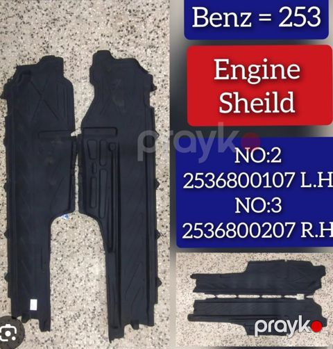 Mercedes W253 gövdə altı örtüyü