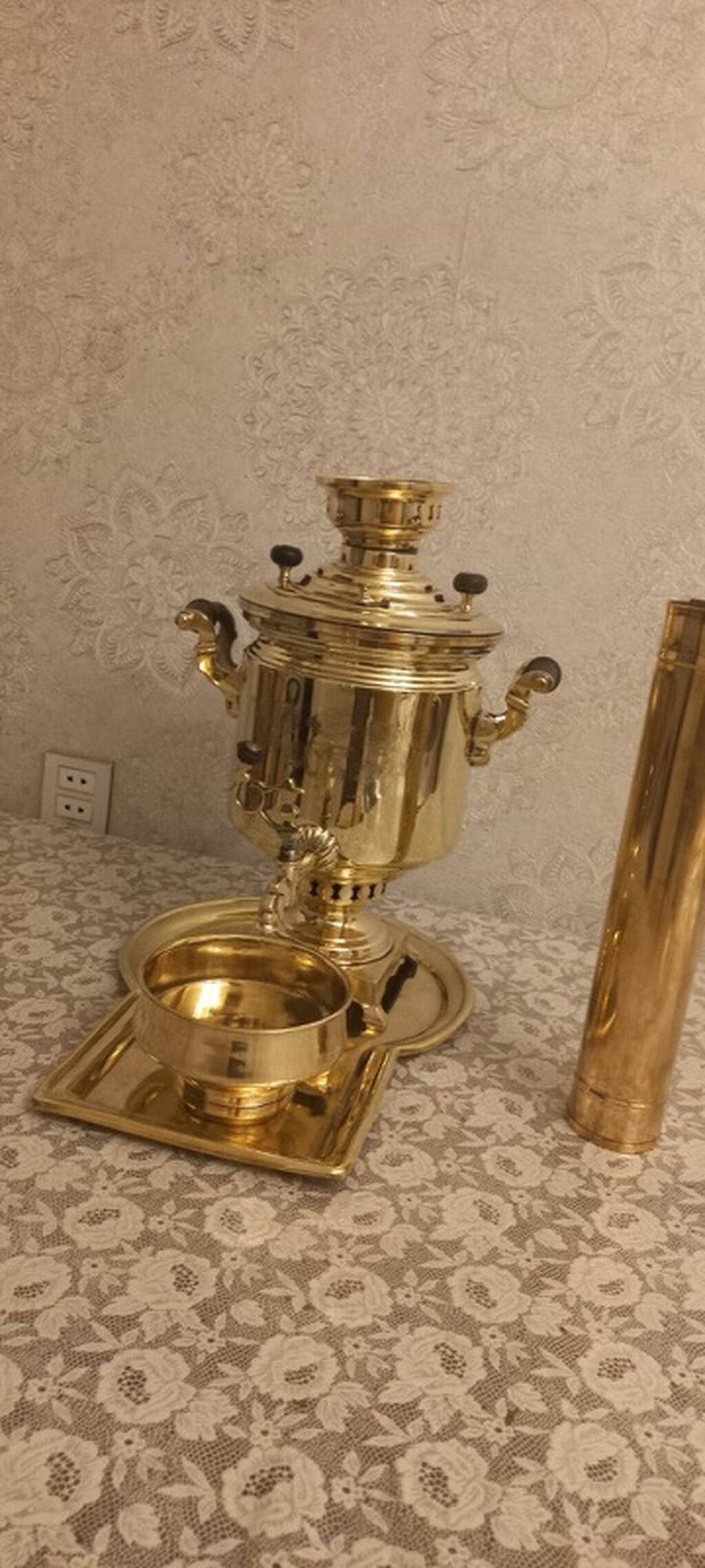 Misli nadir kolleksiya üçün bürünc samovar dəsti - Klassik — Digər, Bakı (4)