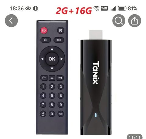 Yeni Smart TV boks TV box 16 GB, Android, Ödənişli çatdırılma — Mingəçevir