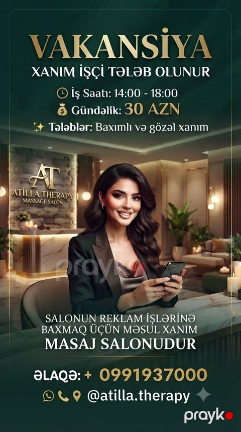 SMM menecer tələb olunur, İstənilən yaş — Bakı