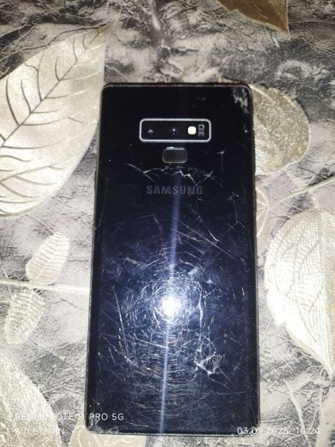Samsung Galaxy Note 9, 128 GB, rəng - Qara, Qırıq — Bakı