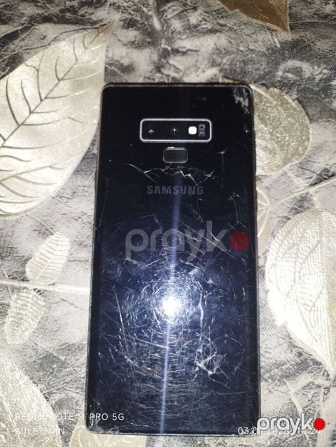 Samsung Galaxy Note 9, 128 GB, rəng - Qara, Qırıq — Bakı