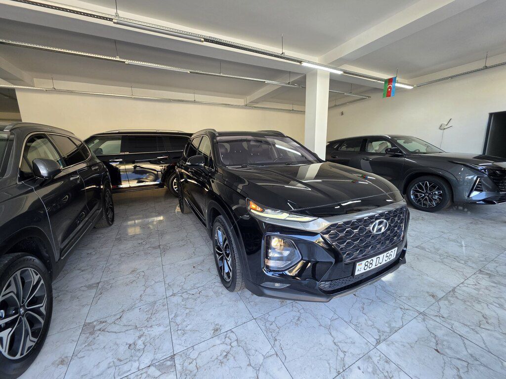 Hyundai Santa Fe, 2.0 L, 2019 il, 164 500 km — Avtomobillər, Bakı (4)