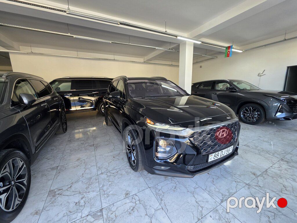 Hyundai Santa Fe, 2.0 L, 2019 il, 164 500 km — Avtomobillər, Bakı (4)