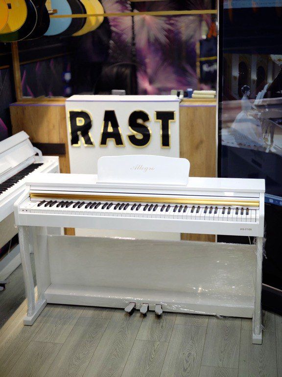 Elektro piano "Allegro, AG - F100 Polısh - White" — Musiqiə alətləri, Bakı (4)