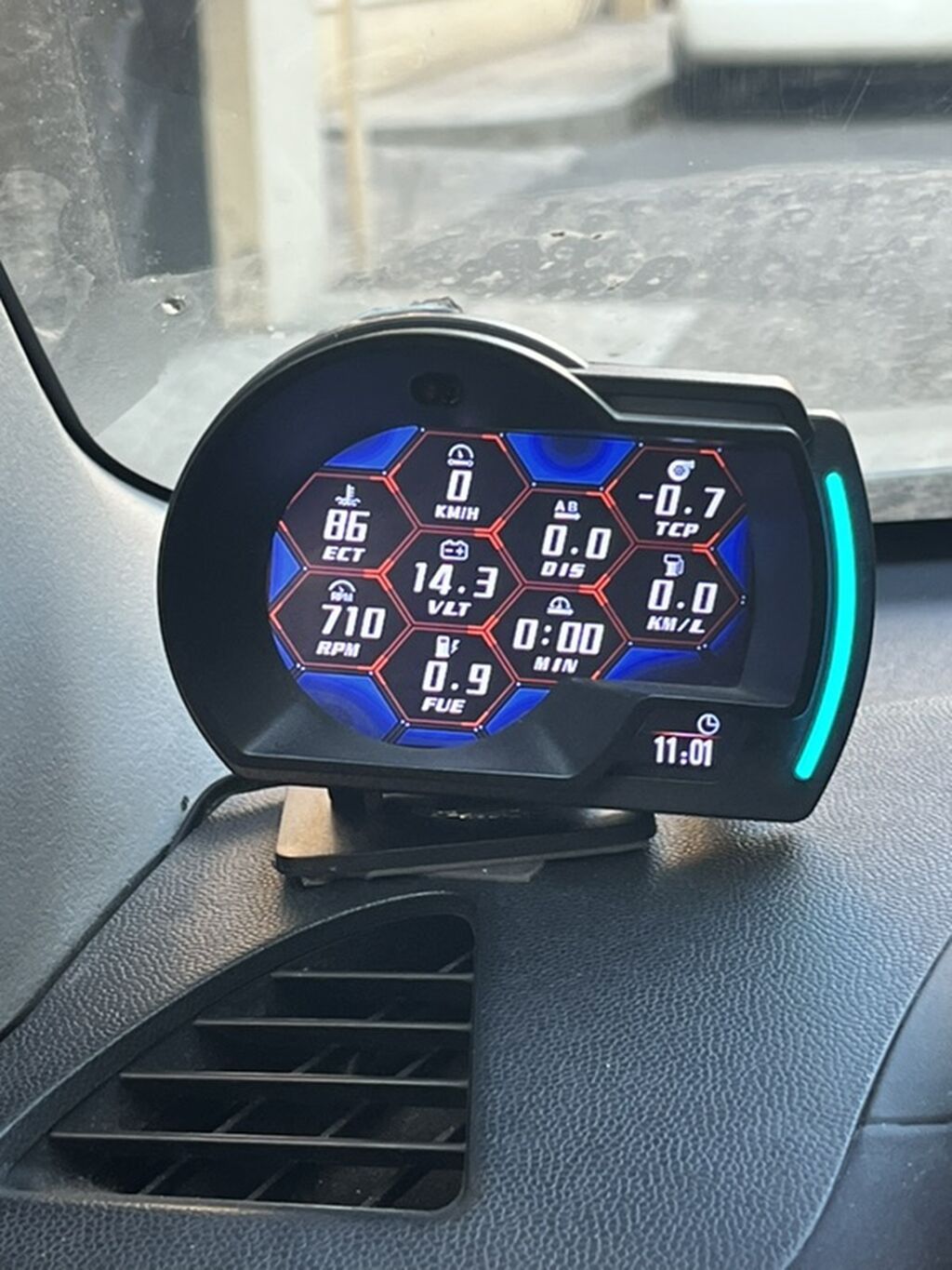 Avtomobil üçün Obd-ıı çoxfunksiyalı rəqəmsal göstərici (HUD/monitor) — Avtomobil televizorları və monitorları, Bakı (3)